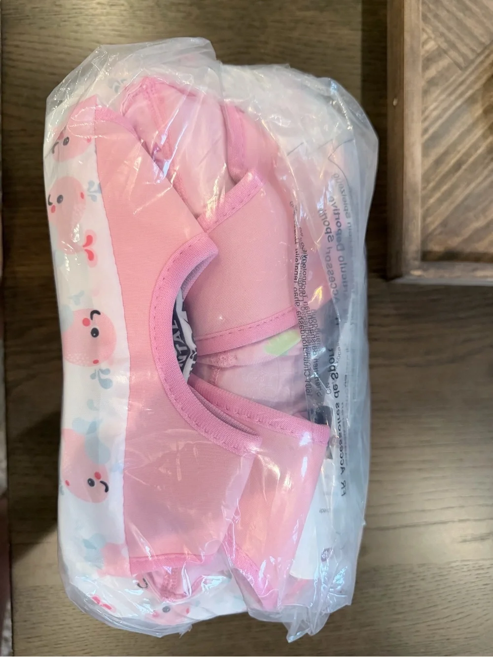 BRAND NEW Pink Kids Swim Vest and Arm Bands Float Set with Sea Creature Print